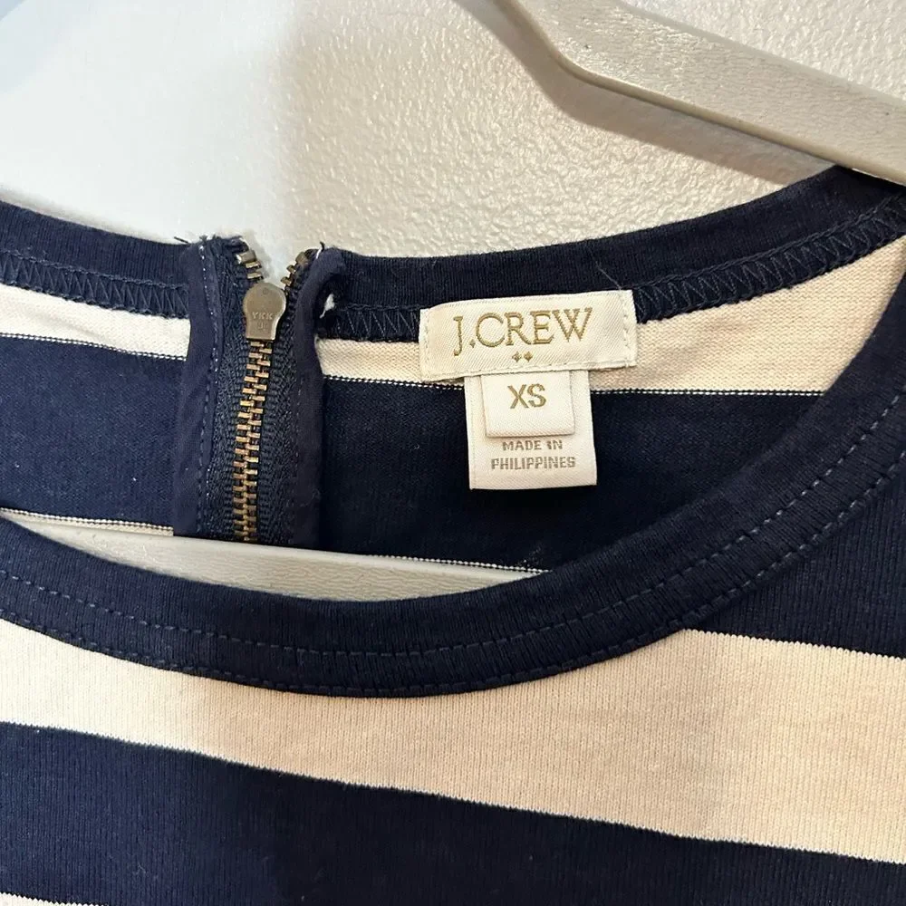J.Crew Striped T shirt Dress
